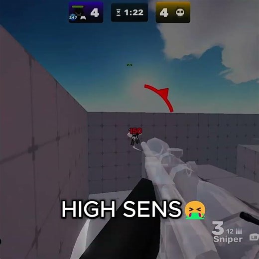 without my low sensitivity i aim like this😭😭😭#rivals #roblox #capcut #montagemalquimia