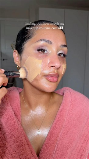Finding out how much my makeup routine actually costs #makeup