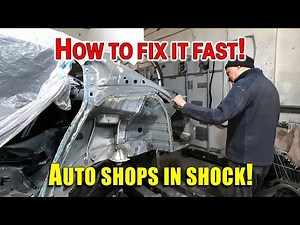 DIY Rear Quarter Panel Replacement and Auto Body Repair!