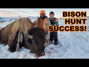 Wyoming Bison Hunt Success 2020! - Big Lone Bull! | Ep5