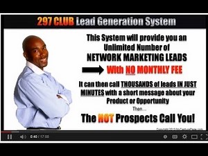 Lead Generation System | The Secrets of a 6 Figure MLM Earner Using Lead Generation on Auto-Pilot