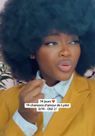 ‼️On continue notre série ❤️🎶 ‼️On prépare la St Valentin ❤️🤩Pendant 14 jours je vais (RE)partager 14 chansons de Moi (et des collaborations) qui parlent d’amour ❤️❤️ aujourd’hui je veux être un « OUI »😎 extrait de mon nouvel EP #Elixir Et toi c’est quoi le titre que tu veux écouter dans cette série ?? #L#LydolC#ChansonDamourS#StValentinOUI