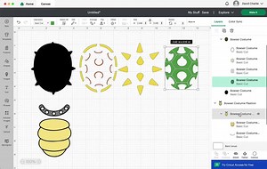 Bowser Costume SVG: Turtle Shell, Dragon Shirt (digital Download) - Etsy
