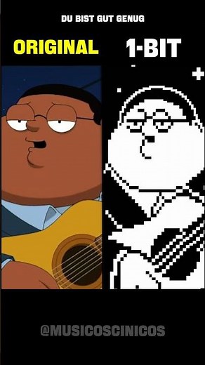 Du bist gut genug: Original vs 1-bit #meme #remix