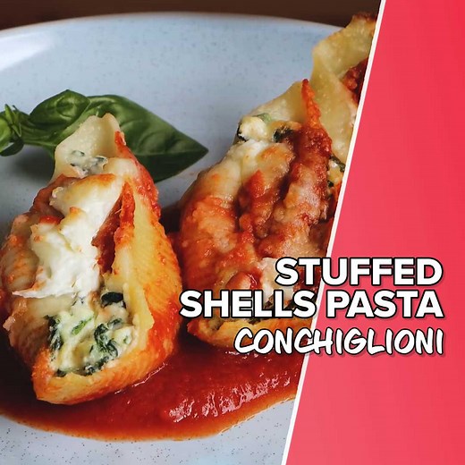 Easy Stuffed Shells Pasta Recipe!👌 | Vincenzo's Plate