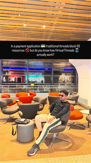 Nikhlesh Patle | Technical Architect - 10+ Years on Instagram: "🧵 Virtual Threads in Java — Practical Concurrency Design ⸻ 🧩 1️⃣ Virtual Threads Are JVM-Managed Concurrency is handled by the JVM, not the OS. ✅ What this means • 🧵 Lightweight threads • 📈 Massive concurrency • ⚡ Low memory & context switching ❌ What it is NOT • 🚫 Not 1:1 OS threads • 🚫 Not OS-limited ✨ JVM controls scalability. ⸻ 🔁 2️⃣ Blocking Is Safe Blocking does not block OS threads. ✅ Behavior • ⏸️ Virtual thread pause