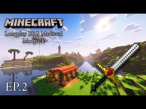 Minecraft Longplay Medieval RPG Modpack [No Commentary] EP.2
