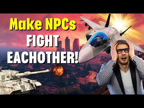 How to Make NPCs Fight in ANY Vehicle (Jets, Cars, Tanks) | Mission Creator
