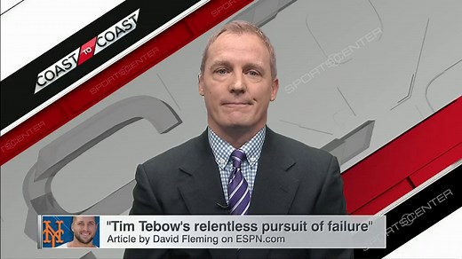 Tebow is remarkably unafraid of failure