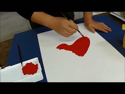 全国中学生アクリル絵の具技法講座・自画像・基礎編