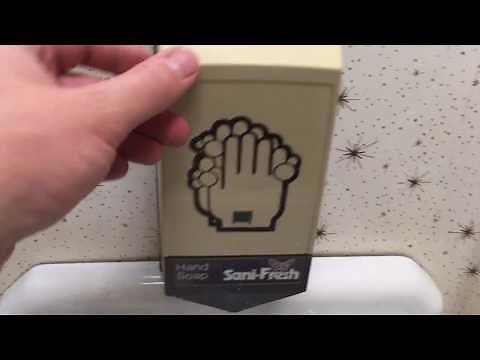 How to open a Sani-fresh hand soap dispenser