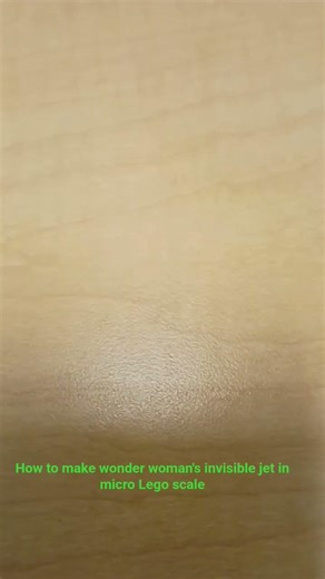 wonder woman's invisible jet in micro Lego scale #wonderwoman