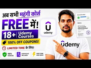 🚨 18+ Paid Udemy Courses FREE with Certificates | 100% Working Coupons (Limited Time)