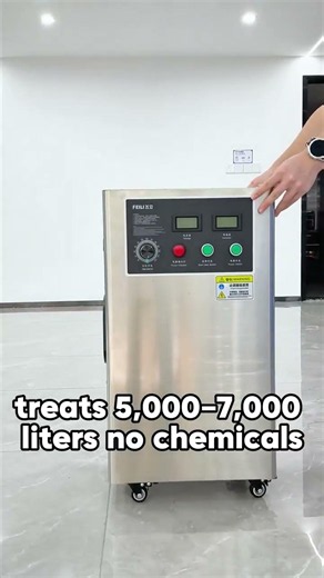 Treat Well Water with Ozone – 18 Hours Continuous, 5000-7000 Liters #ozonegenerator #cleanwater