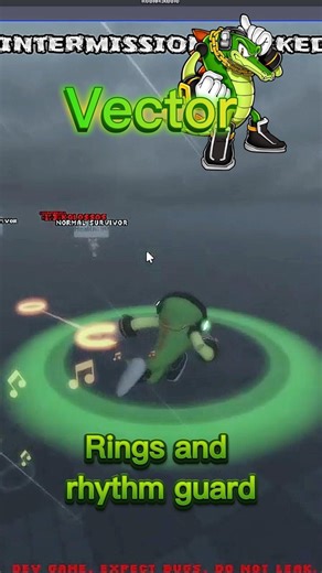 Vectors appearance and his abilities | Sonic.exe the disaster rexecution | #sonicexethedisaster