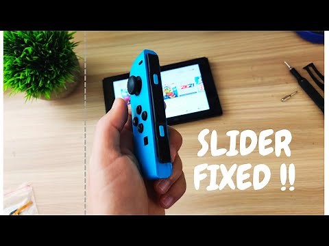 Nintendo Switch - How To Fix Joy-con - Connection Fail - Broken Controller Sliding Rail !!