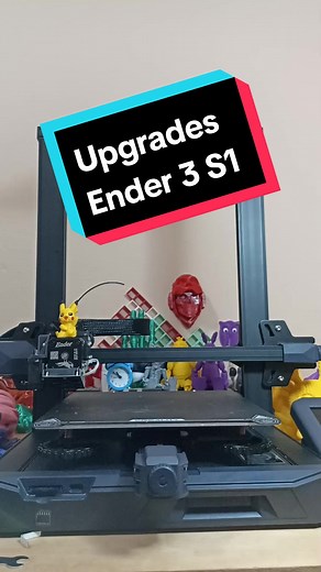 Upgrades Ender 3 S1 #foryou #hobby #3dprinting #3dprinter #diy #fy #art #usefull #ender #creality #upgrade #led #CapCut