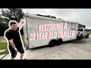 Restoring Our 20 Year Old Enclosed Race Trailer - Pt. 1 [4K]