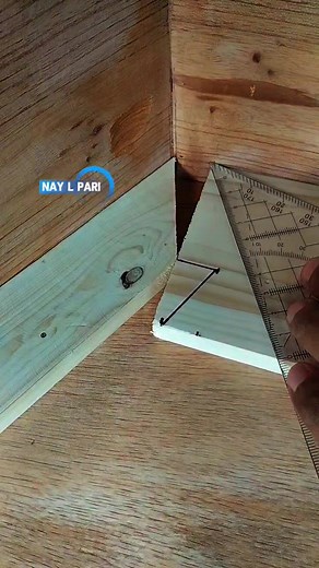 1.2M views · 15K reactions | Easy trick, Measure the angle position of the wood precisely #Woodworking #Creativity #Diy #Project #Trick | Nay L Pari | Facebook