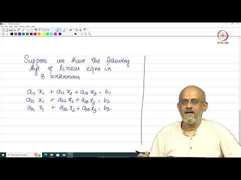 Lec 31 Linear systems in 3D and geometric perspective