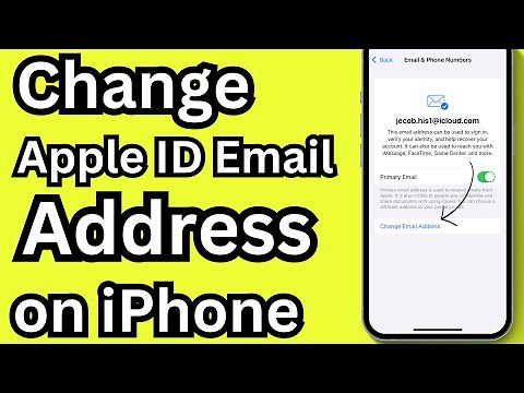 How To Change Apple ID Email Address on iPhone to New Email Address (2026) iOS 26/18