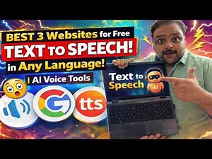 Best 3 Websites for Free Text to Speech in Any Language | AI Voice Tools