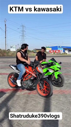 Super Duke 1390 vs kawasaki zx10r #ktmracing #ktm #zx10r #shorts