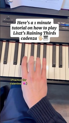 How to Play Liszt’s Liebestraum Cadenza 💘 1-Minute Piano Tutorial 🎹 #pianotutorial #pianolesson
