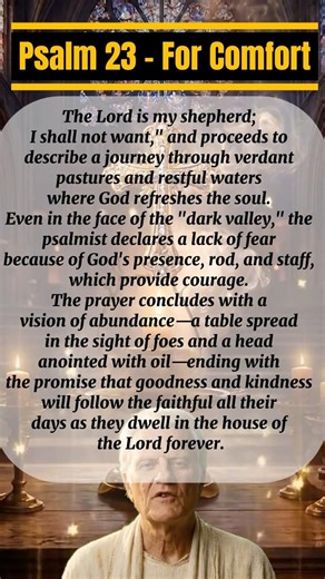 Full Psalm 23- For Comfort