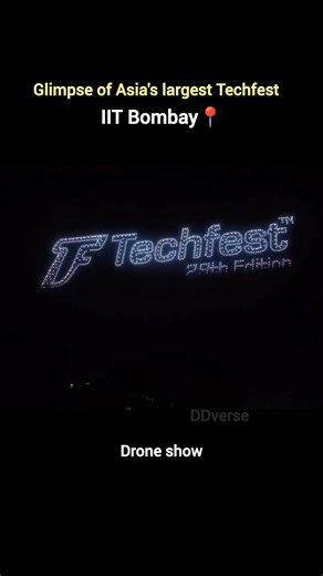 Drone show | Techfest 2025 | IIT Bombay | #techfest #iitbombay #iitb #iit #moodindigo #jee #gate