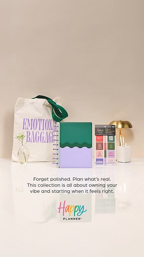 14K views | Planning doesn’t have to be perfect. 﫠 Meet the Current Mood Collection—bold covers, playful phrases, and room to plan your year your way. | The Happy Planner | Facebook