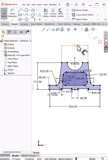 No Fillet. No Loft. Only Extrude! | SolidWorks #shorts #shortfeed