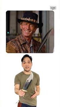 How Legit is Crocodile Dundee’s Bowie Knife? #crocodiledundee