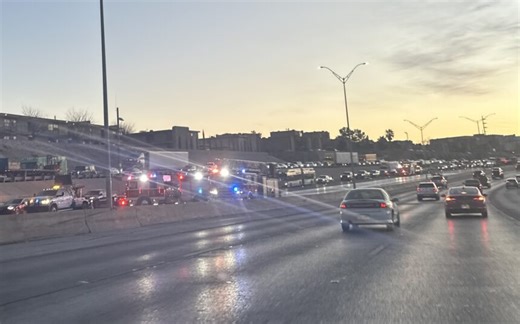 Diesel spill on I-10 West