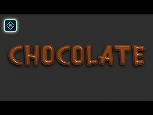 How To Make A Chocolate Text Effect In Photoshop CC Tutorial