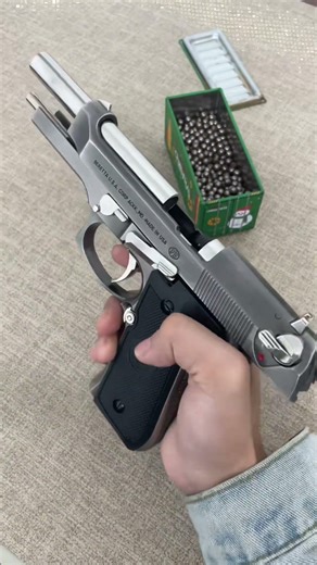 This toy gun is a blast to play with—check out the video now! #airsoftcqb #toyguns