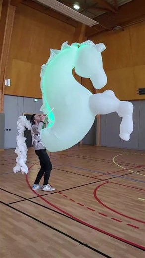LED Inflatable Walking Horse Costume Giant Inflatable Horse Costume for Parade Decorations