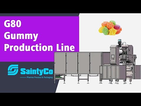 [Gummy Machine] G80 Gummy Production Line -SaintyCo