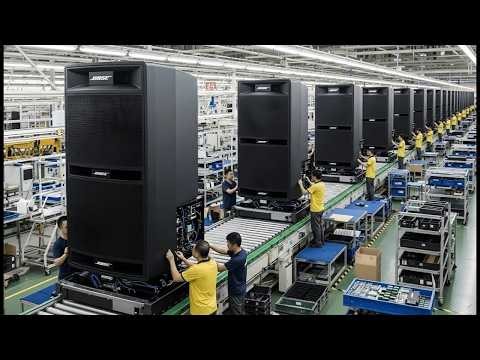 How Bose S1 Pro Speakers Are Made — Inside a Portable PA Speaker Factory