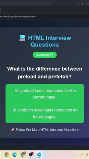 😳 Can You Answer These 10 HTML Interview Questions? 💻 #shorts