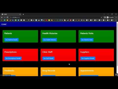 Clinic Mangement Drug Process in Django Python