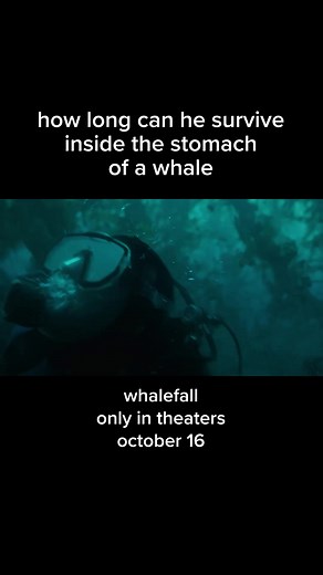 imagine what it’s like to be swallowed alive by a whale. #whalefall #thriller #scubadiving #scuba