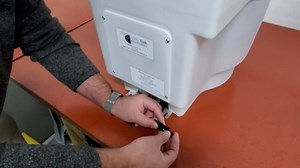 Laveo Dry Flush Toilet - Waterless, Portable, Self Contained and Easier to Use than an Incinerating or Composting Toilet. Great for Tiny Homes, Vans, Boats, Camping, RVs and Off Grid, LDPE, White