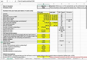 Reading a 10K - Financial Statements