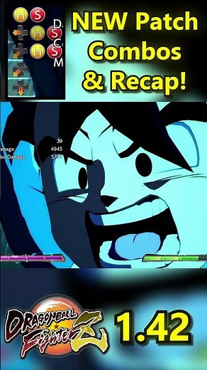NEW DBFZ Patch 1.42 Combos & Recap!