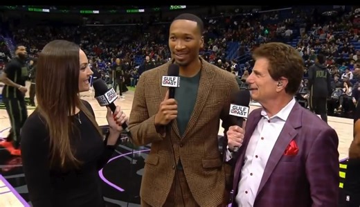 When the game comes to you. 🏀😅 🎥: @PelsFilmRoom on X #pelicansgameday #morrisbart #onecallthatsall #nola | Morris Bart Personal Injury Lawyers