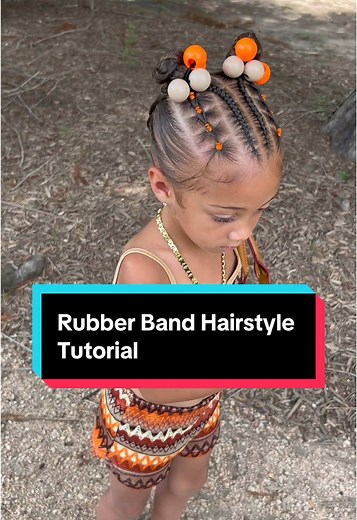 Rubber Band Hairstyle Ideas for Girls
