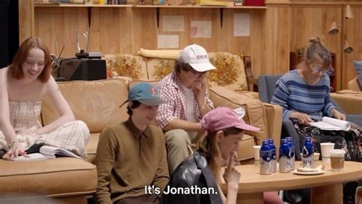 Finn Wolfhard Updates on Instagram: "Finn and the cast of ‘Stranger Things’ reacts to Steve’s fall in the finale during table read!"