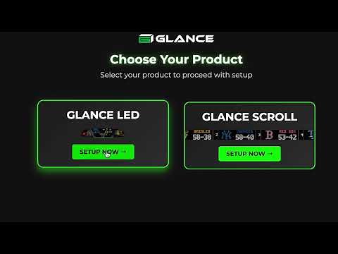 How to Change/Setup Glance LED Ticker Display