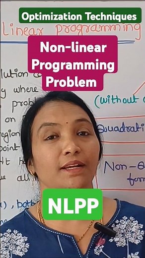Non-linear Programming Problem || Optimization Techniques || #Optimization Techniques || #NLPPR23 ||